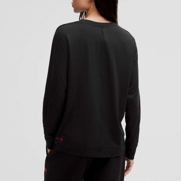 Disney x Lululemon *All Yours Long-Sleeve Shirt, Black, Size 14 - Picture 6 of 16